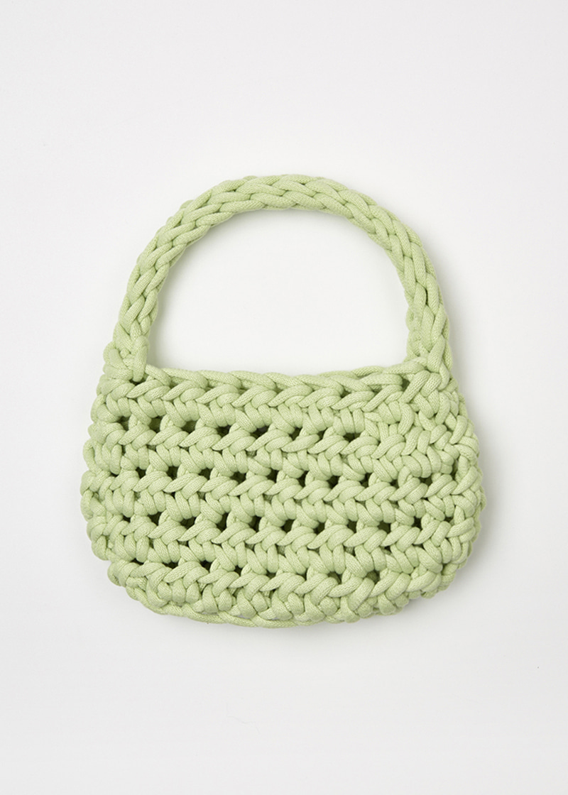 ROUND BAG IN MELLOW GREEN