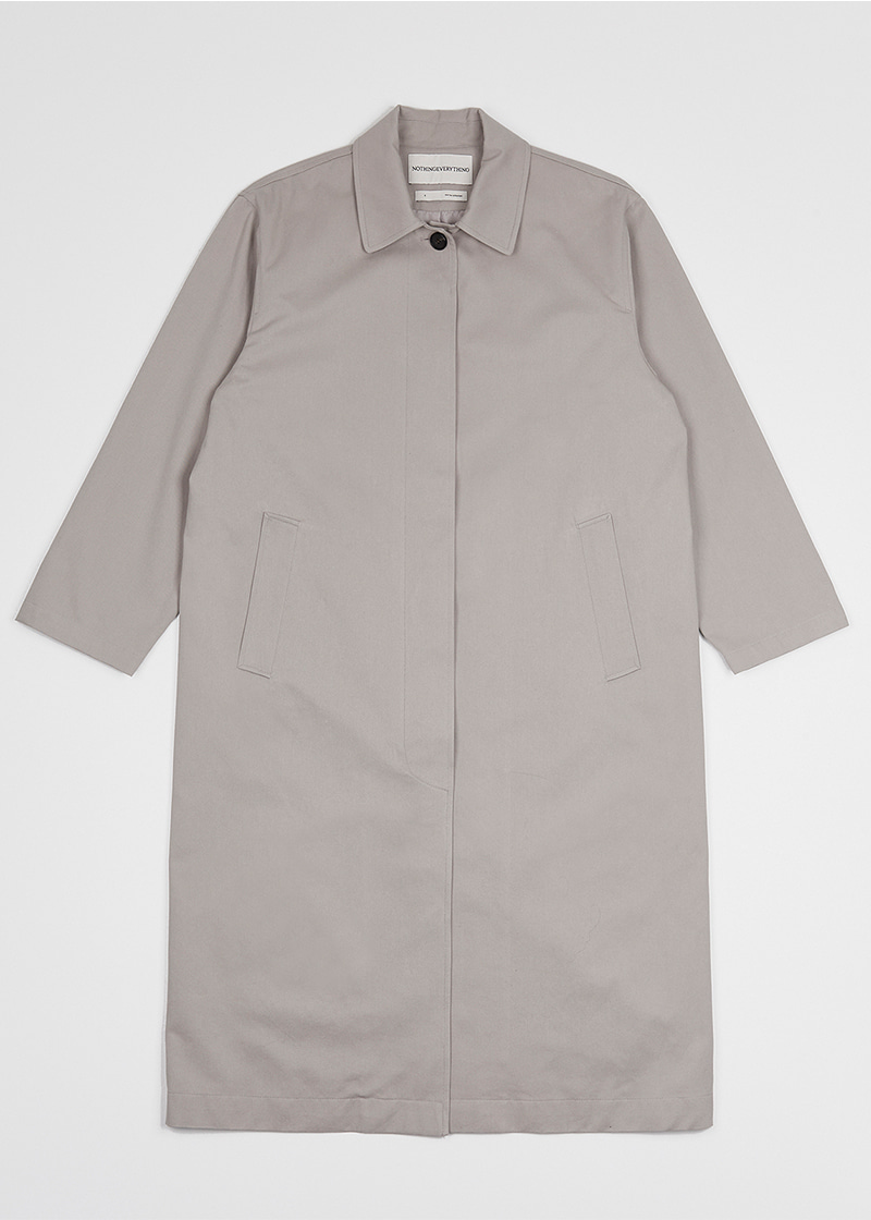 Limited : Oversized mac coat (Gray beige)