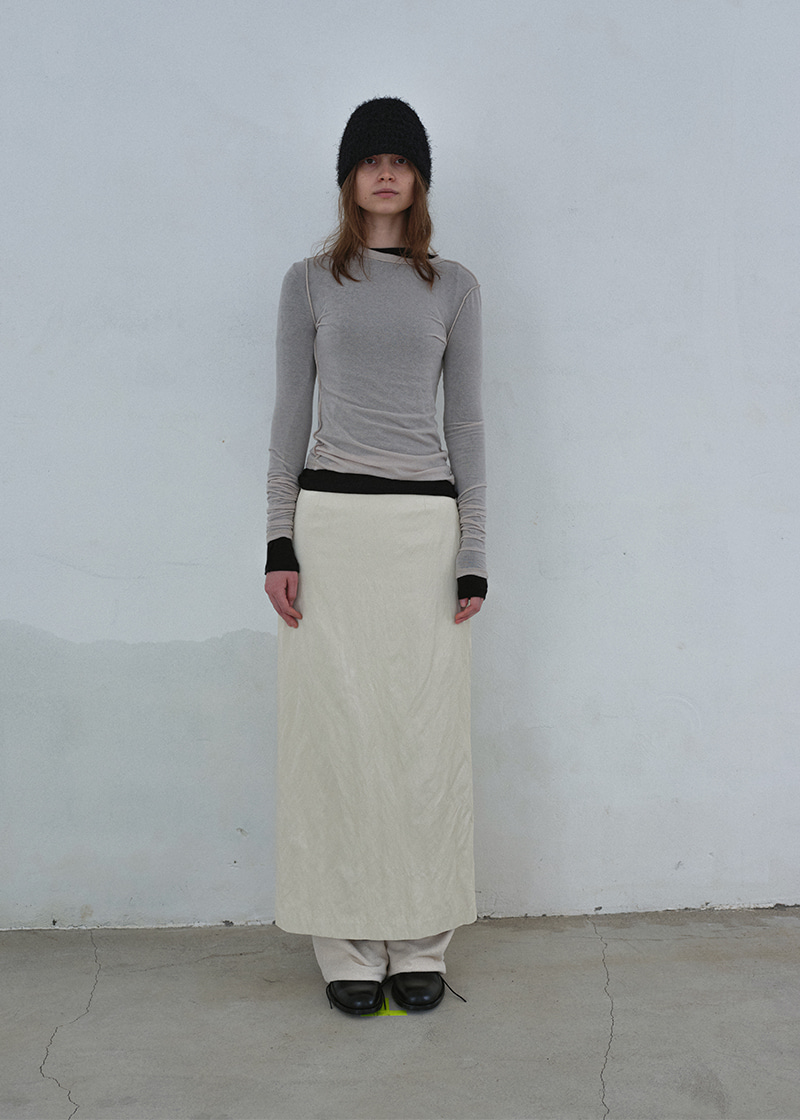 Maxi skirt (Ivory)
